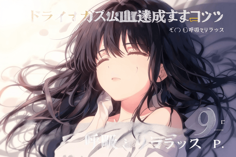 ドライオーガズムを達成するコツ その①呼吸とリラックス