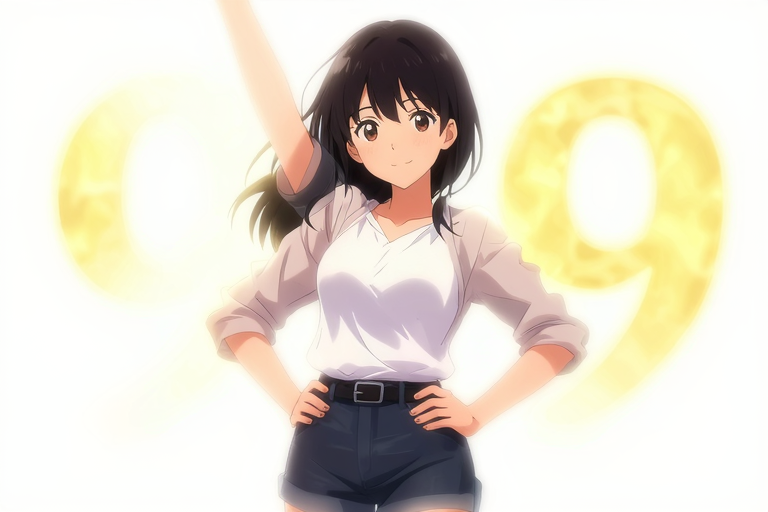 達成感のある笑顔、自信に満ちたポーズ