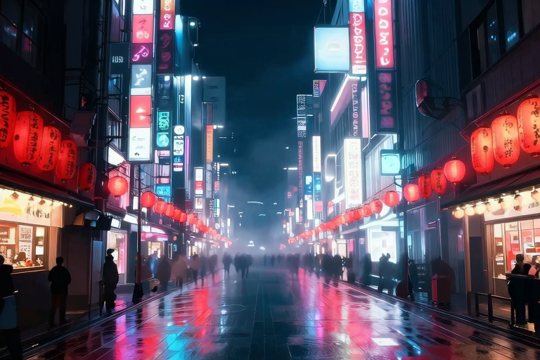 新宿の夜——ハプバーが集まる歌舞伎町エリアのイメージ